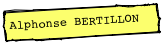 Alphonse BERTILLON
